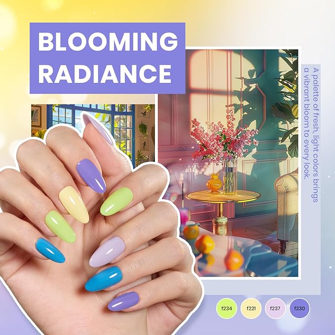 Beetles Gel Nail Polish Kit with U V Light - 55 Colors Gel Polish 80 Pcs Nail Kits with Base &amp Glossy Top Coat Soak Off DIY Salon at Home Beginner-friendly Nails Stuff Gifts for Women Girls