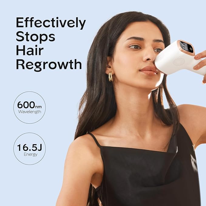 INNZA IPL Hair Removal with Ice Cooling Care Function for WomenLong-Lasting Results999999 Flashes Painless Hair Removal Hair Removal Device for Armpits Legs Arms Bikini Line