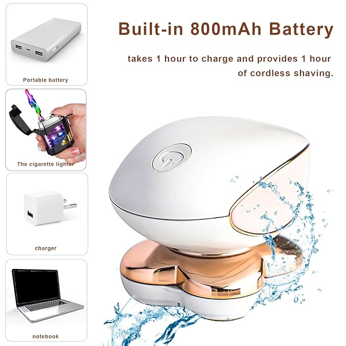 Electric Razors for Women Legs Painless Hair Removal Device with LED Light Faultless Shaver for Women Personal Care Products for Women Instant and Painless Bikini Underarm Arm Hair Removal