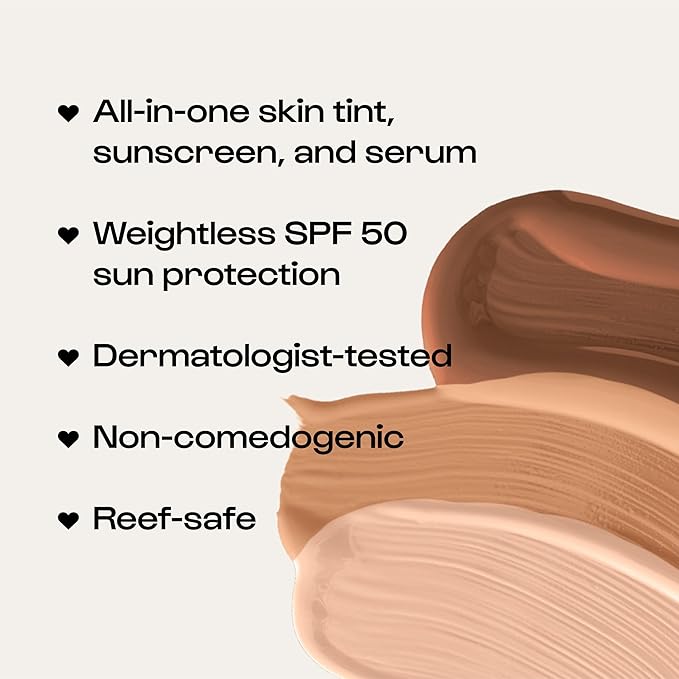 Alleyoop Sunsational Tinted Moisturizer SPF 50 for Face Broad Spectrum ? 100% Mineral Face Sunscreen with Jojoba Hydrating &amp Soothing Tinted Sunscreen Vegan &amp Cruelty-Free (Solar)