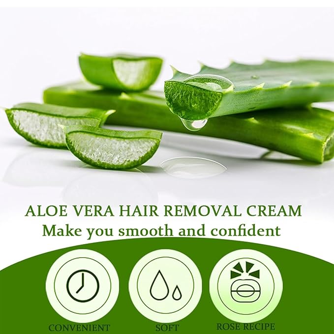 Man Hair Removal Cream Man Hair Removal Cream with Natural Aloe Vera ? Quick &amp Gentle for Face Moisturizing &amp Non-sticky Formula (2PCS Aloe Vera)