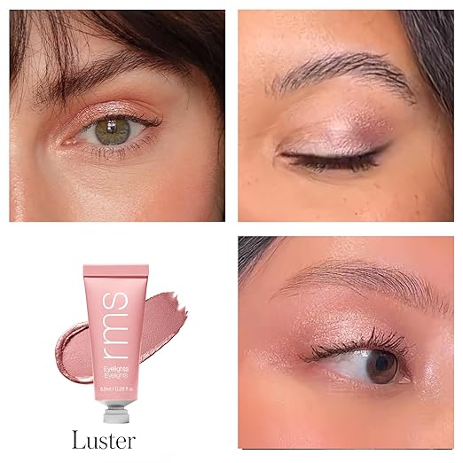RMS Beauty Eyelights Cream Eyeshadow Long-Wear Hydrating Creamy Eyeshadow for Luminous Buildable Natural Color Smudge-Resistant Blendable Formula in Multiple Shades 0.23 oz