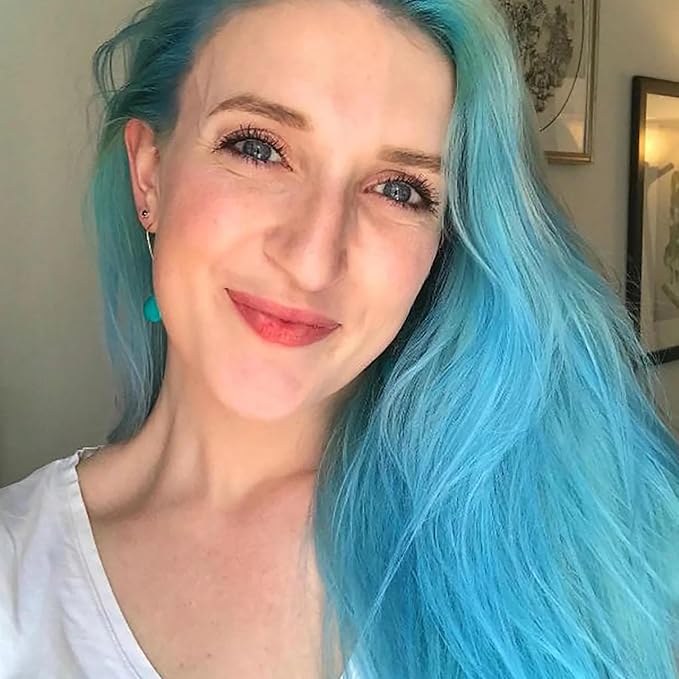 Overtone Semi Permanent Hair Color Conditioner Pastel Teal 8 oz Nourishing Damage-Free Color Depositing Mask for All Hair Types with Shea Butter &amp Coconut Oil Vegan &amp Cruelty-Free