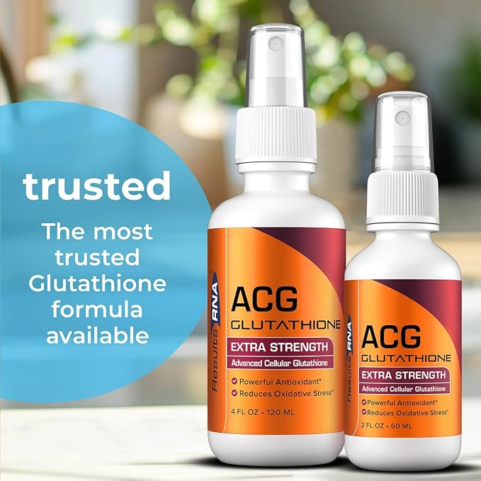Results RNA - ACG Glutathione Extra Strength Immune Boost ? Powerful Antioxidant &amp Immune Boost Formula in a Great Tasting Spray. Recommended by Doctors Worldwide ( 4 oz )
