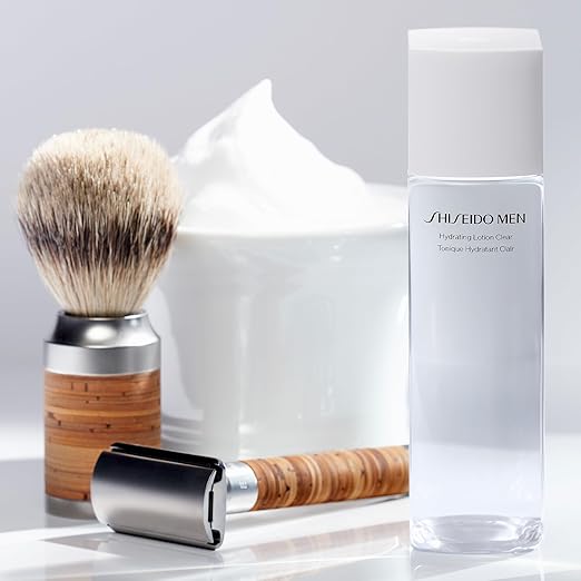Shiseido Men Hydrating Lotion Clear - 5 oz - Delivers 12-Hour Hydration &amp Visibly Improves Roughness - Non-Comedogenic - All Skin Types - Paraben Free &amp Mineral Oil Free