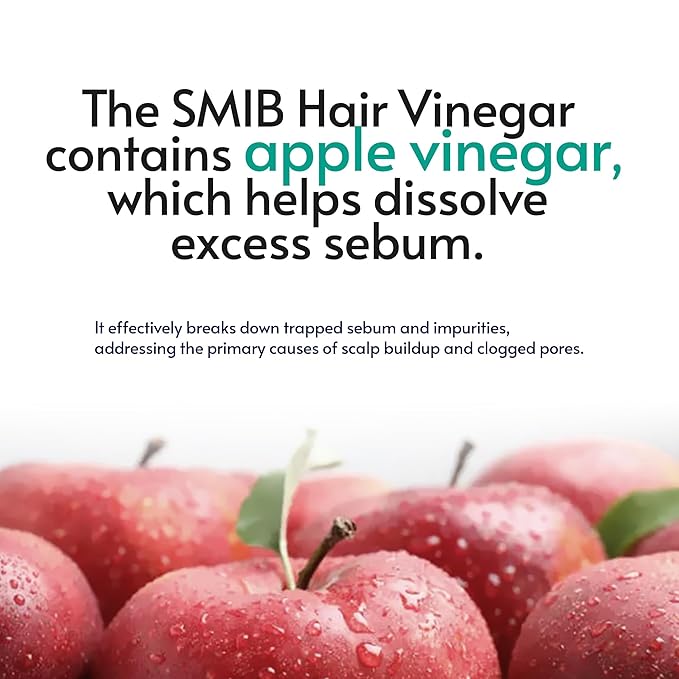SMIB Lactobio Hair Vinegar ? Deep Cleansing Scalp Treatment with Apple Vinegar Removes Sebum &amp Impurities Reduces Scalp Odor Improves Scalp Health 190g
