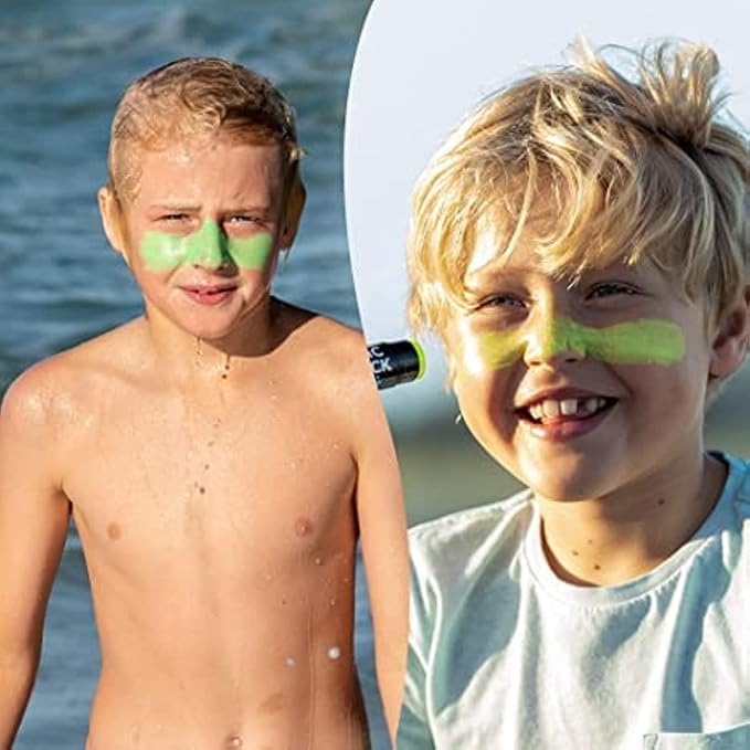 Sun Zapper Zinc Oxide Sunscreen Stick ? SPF 50+ Tinted 4-Pack (Pink Blue Green Yellow) ? Sunscreen Stick Zinc Sunscreen Water Resistant Broad Spectrum UVA/UVB Made in Australia