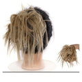 EARSHOT Hair Buns Hair Piece Messy Bun Hair Slice Ponytail Hair Extensions with Elastic Rubber Band Synthetic Fluffy Bun Women Wig Hair Bun Hair Accessories For Girls (Color : 0011)