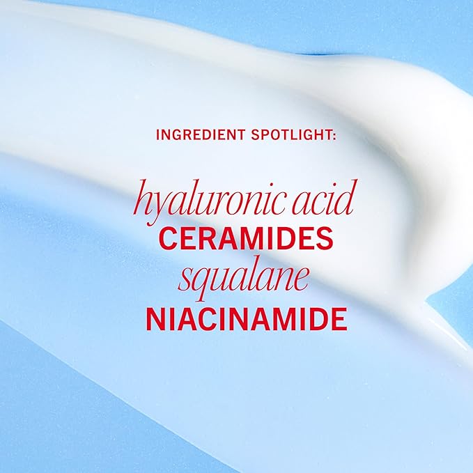 First Aid Beauty - Hydrating Dewy Gel Cream Lightweight Oil-Free Facial Moisturizer with Hyaluronic Acid and Ceramides Helps Reduce Excess Oil Build Up &amp Improve Skins Hydration 1.9 FL oz