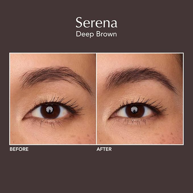 Thrive Causemetics Infinity Waterproof Eyebrow Pencil Retractable Brow Pencil with Hyaluronic Acid &amp Shea Butter Dual Ended Eyebrow Brush Spoolie Fine Tip Vegan &amp Cruelty Free Serena (Dee