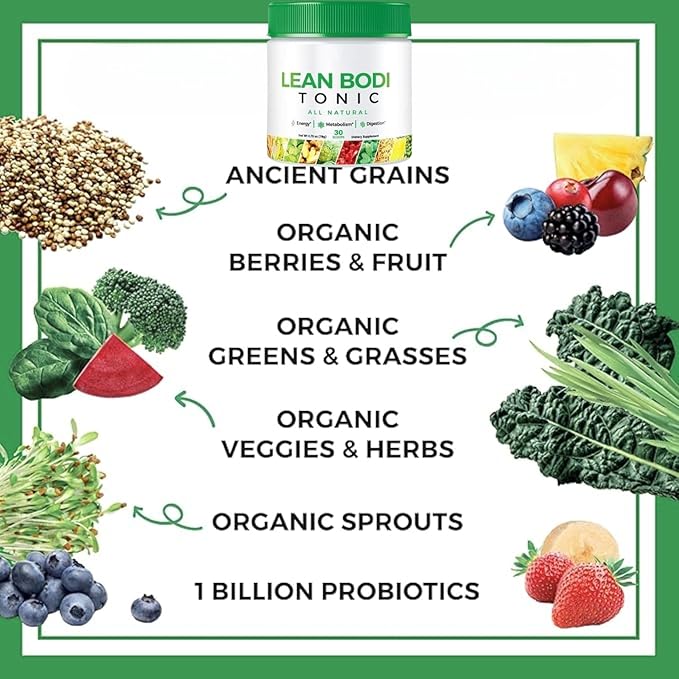 (Pack 3) Lean Body Tonic Powder Lean Body Tonic LeanBody LeanBodyTonic LeanBody LeanBodyTonic Powder Advanced Formula (135 Scoops)