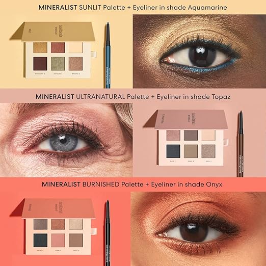 bareMinerals Mineralist Lasting Eyeliner Mineral-Based Waterproof Eyeliner Long-Lasting Color Smudge-Proof Transfer-Proof Retractable Vegan