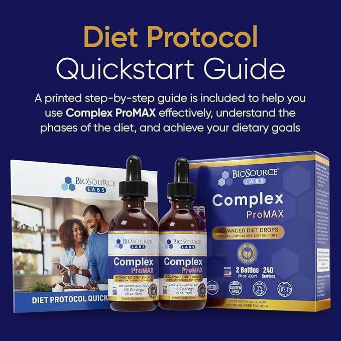 Complex ProMAX Premium Diet Drops 2 oz (2 Bottle Pack) - 60 Day Supply
