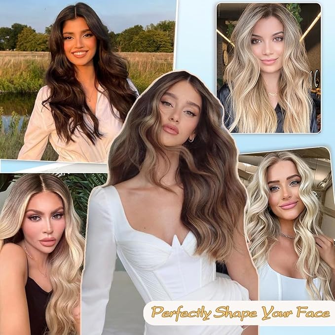 20 Wavy Hair Topper 6.5x6.5 Base Size Hair Toppers for Women Synthetic Hairpieces for Women with Thinning hair Wavy Clip In