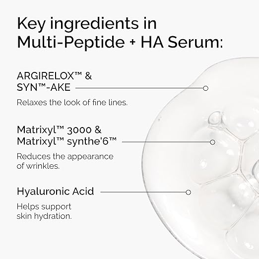 The Ordinary Age Support Set - 3-Step Anti-Aging Skin Regimen with Multi-Peptide + HA Multi-Peptide Eye Serum and Natural Moisturizing Factors + PhytoCeramides | Skincare Set