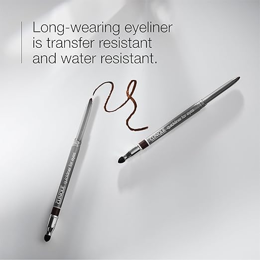Clinique Quickliner For Eyes Eyeliner Pencil | Water Resistant Smudge Resistant + Safe For Sensitive Eyes | 11 Shades