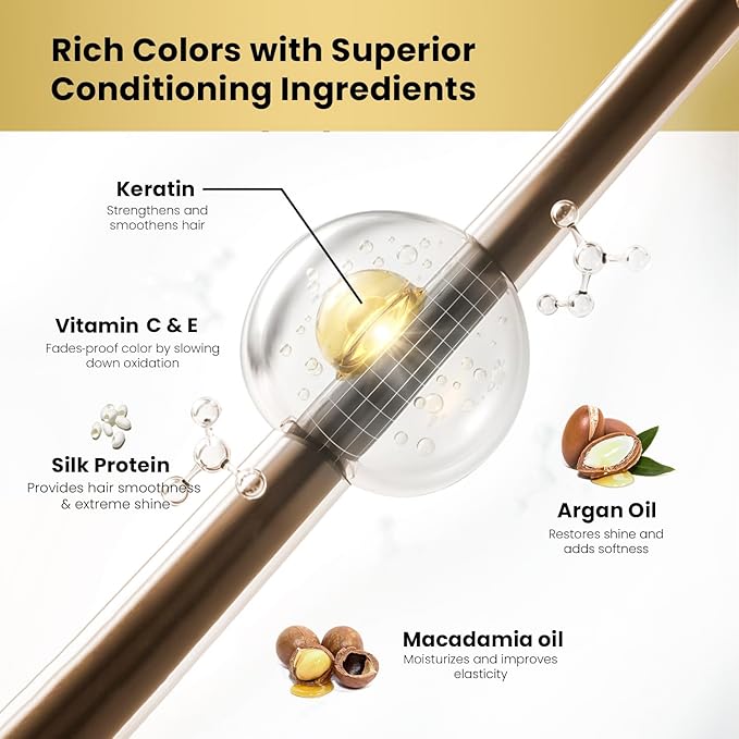MOEHAIR Hair Coloring Kit | 9N Permanent Hair Color (Very Light Blonde) 20 Volume Developer 6% Coloring Brush Gloves &amp Mixing Bowl | Keratin Infused Color | Gray Coverage | Adds Shines &amp So
