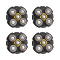 Replacement Heads Compatible with Microtouch Titanium Electric Head Shaver Titanium Razor Replacement Blades For Micro touch Head Shaver Hypoallergenic Hair Clippers Blades For Bald Men - 4 Pack