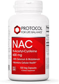 Protocol NAC with Selenium and Molybdenum - Glutathione Brain and Lung - 100 Veg Caps