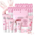 Japan Sakura Skin Care Set for Teen Girls - Evolvique Skin Care for Teens 10-12 - Skincare for Girls 10-12 - Skin Care Kit Gift Set for Women with CleanserSerumCream(One Size 8PCS Sakura Scent)