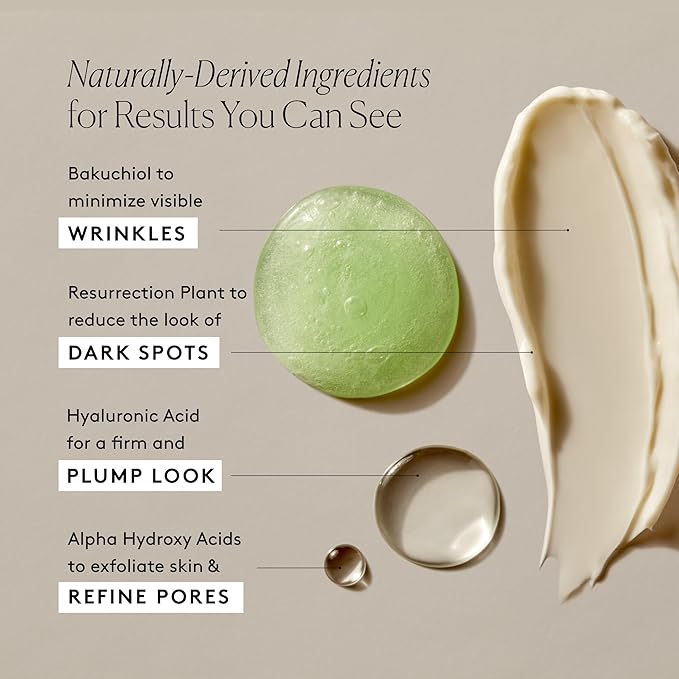 Naked &amp Thriving The Advanced Renewal Routine | Restore Ultra-Rich Night Cream (50g) + Refresh Gentle Enzyme Cleanser (120ml) + Renew Resurfacing Night Serum (30ml) (Set of 3)