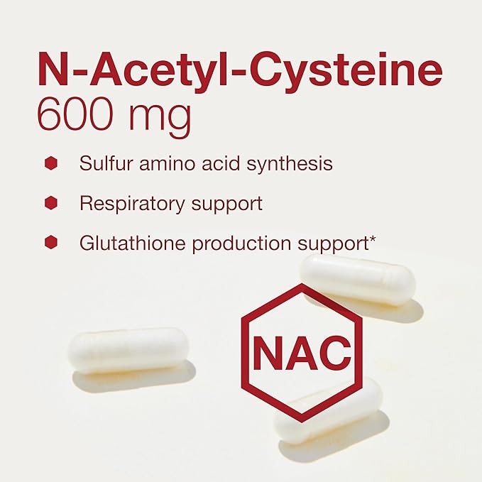 Protocol NAC with Selenium and Molybdenum - Glutathione Brain and Lung - 100 Veg Caps