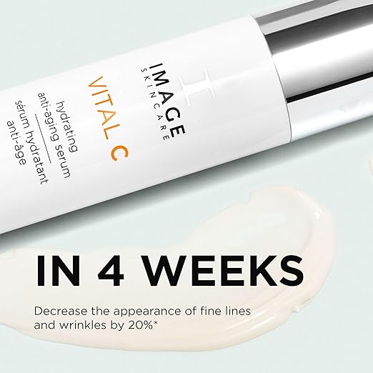 IMAGE Skincare VITAL C Hydrating Face Serum with Vitamin C and Hyaluronic Acid to Brighten Tone and Smooth Appearance of Wrinkle