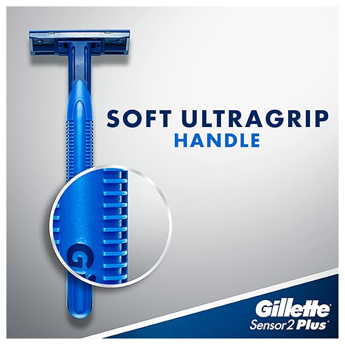 Gillette Sensor2 Plus Pivoting Head Men?™s Disposable Razors 10 Count (Pack of 3)