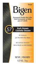 #57 Dark Brown Bigen Permanent Powder (12 Pack)