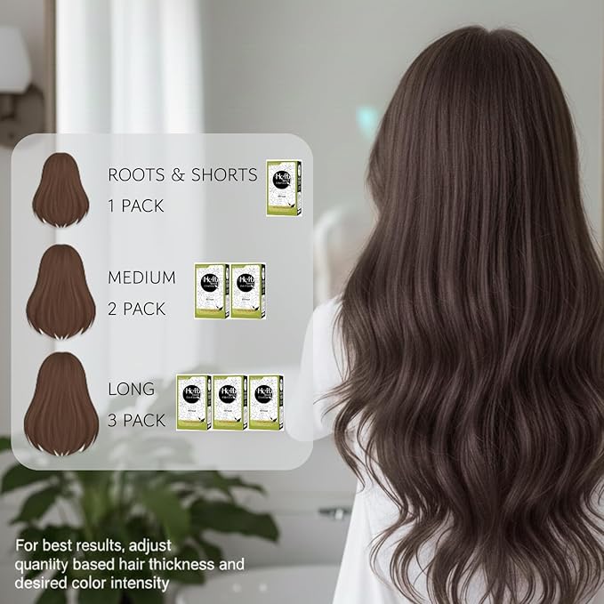 Dongsung Herb Speedy Color Cream(Deep Brown 3Pack) Korean Herbal Vegan Hair Dye PPD-Free Ammonia-Free Hypoallergenic 100% Gray Coverage Odorless Dermatologically Tested Quick 20-Minute Application