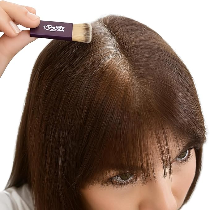 Madison Reed Root Touch Up + Brow Filler Terra Medium Brown Instant Gray Coverage Fills in Brows &amp Thinning Hairlines Temporary Concealing Powder 0.13 oz (60 uses)