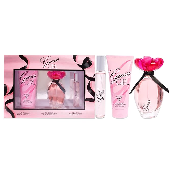 Guess Girl for Women - 3 Pc Gift Set 3.4oz EDT Spray 0.5oz EDT Spray 6.7oz Body Lotion