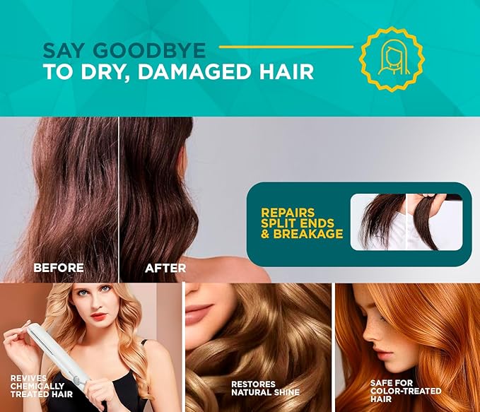 Hair Mask ? Deep Conditioner for Dry Damaged &amp Color Treated Hair ? Protein Treatment for Frizz Control Growth &amp Repair ? Ideal for Curly Hair ? 8 fl oz