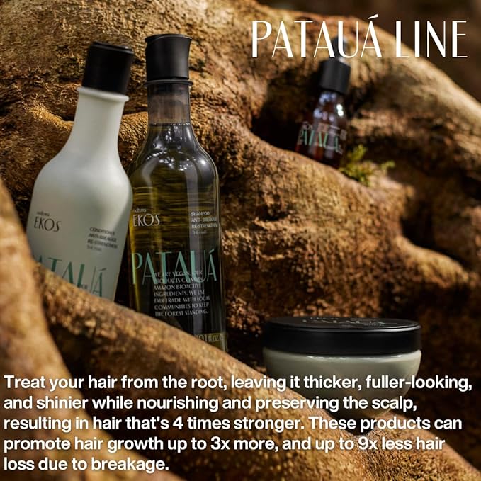 Natura Ekos Patau? Strengthening Anti-Breakage Hair Mask - For Weakened Brittle Damaged and Dry Hair - Vegan Not Tested On Animals