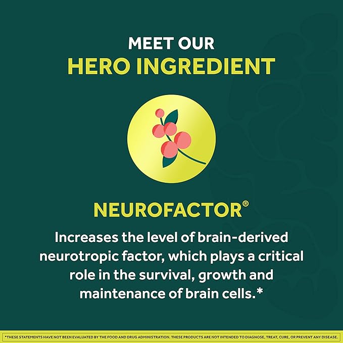 NEURIVA Brain + Energy Gummies Nootropic Brain Supplements for Focus and Concentration with Neurofactor Vitamin B12 &amp Caffeine for an Energy Boost* 75ct Natural BlackBerry