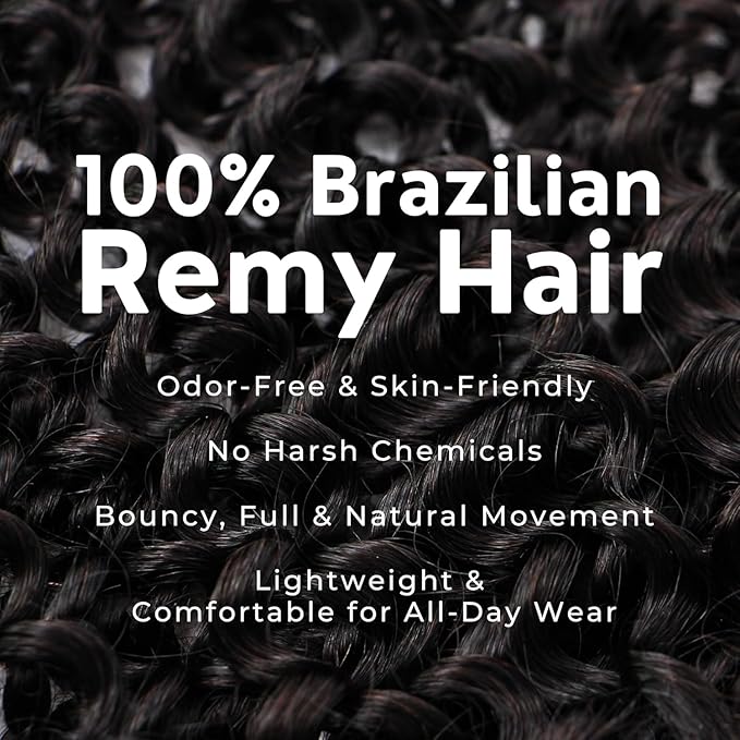 SIYUSI Kinky Curly Clip In Extensions 3C 4A 100% Brazilian Remy Human Hair Clip Ins 3.52oz 7Pcs (20 Inch)Light Auburn Ombre