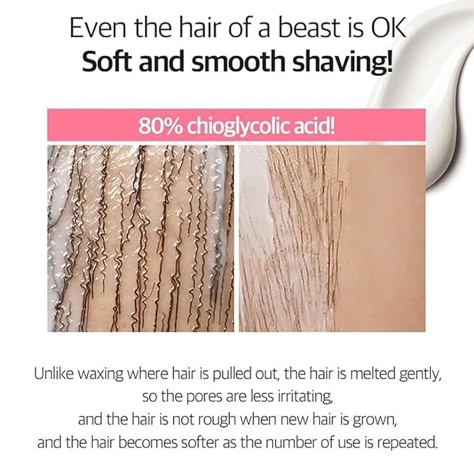 Touch-Up Painless Hair Removal Gel for Bikini Area - All Skin Types Treatment for Women &amp Men 150ml