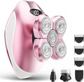 Electric Razors for Women 5-in-1 Multi-Function Womens Razor with LED Display Rechargeable Waterproof Electric Shaver Ideal Travel Trimmer Body Hair Remover for Legs Face Armpits &ampBikini Area
