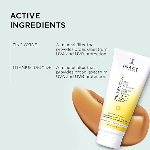 IMAGE Skincare PREVENTION+ Daily Tinted Moisturizer SPF 30 Sunscreen No White Cast 3.2oz
