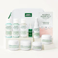 A Little Bit of Mario 10-Piece Skincare Kit ? Vitamin C Serum Glycolic Acid Toner Hyaluronic Dew Cream Collagen Mask HOCI Spray &amp Cleanser ? Brightening Anti-Aging &amp Hydration ? Travel &a