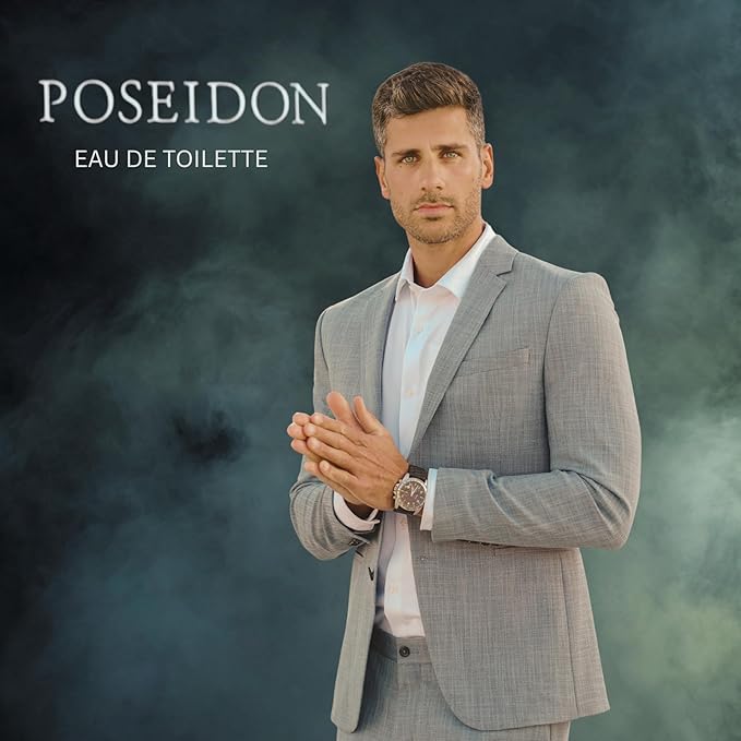 Instituto Espa?ol Poseidon Blue Men?™s Gift Set Invigorating Citrus and Aromatic Notes Fresh Eau de Toilette Spray 3.4 fl oz and Shower Gel 8.45 fl oz