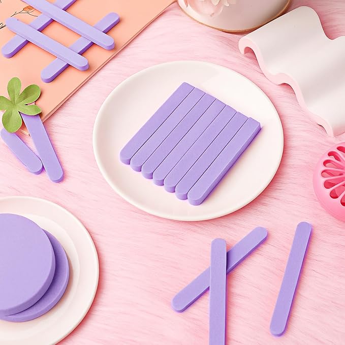 Mifoci 960 Pieces Purple Compressed Facial Sponges for Estheticians Makeup Removal Sponge Pads for Women Spa Exfoliating Face