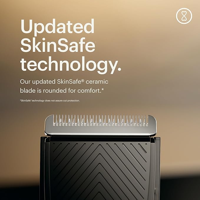 MANSCAPED® The Lawn Mower® 4.0 PRO - Groin &amp Body Hair Trimmer Updated SkinSafe® Trimmer Blade Waterproof Wet/Dry Groomer USB-C &amp Wireless Charging Compatible Men?™s Ball Shaver with Travel
