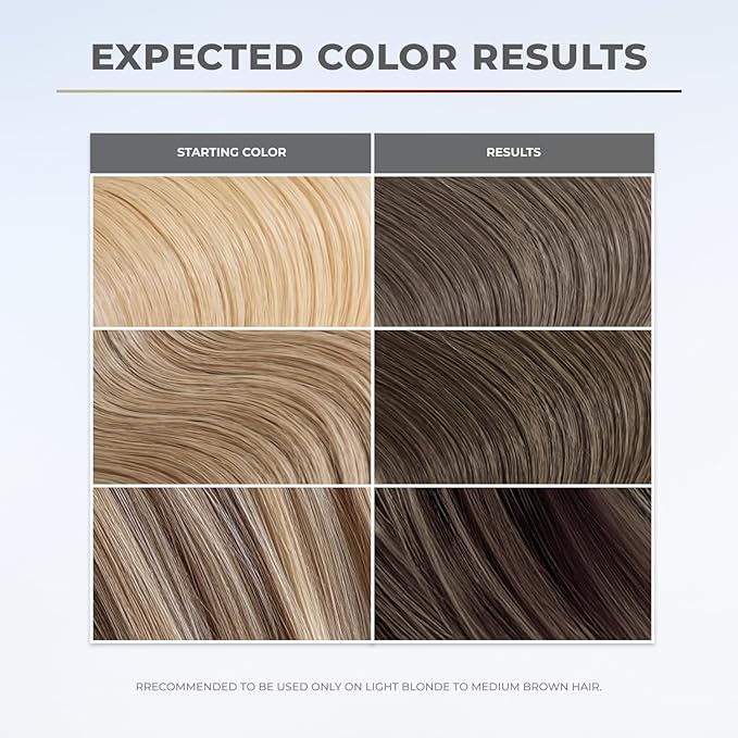 XMONDO Color Dark Ash Blonde Color Depositing Mask &amp Semi-Permanent Hair Dye Super Gloss Infused with Bond Boosters for Nourishment Revitalize &amp Repair Vegan Formula 8 Fl Oz