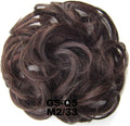 Hair Bun 1 Pack Messy Bun Hair Hoops Ponytail Hair Extensions Synthetic Donut Hair Bun Curly Wavy Hair Bun Wigs for Women Hair Bun Piece(M2-33)