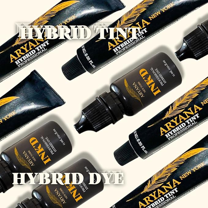 ARYANA NEW YORK Hybrid Color Kit | For Spot Color Application | Cream Hair Color With Natural Effect (MEDIUM BROWN)