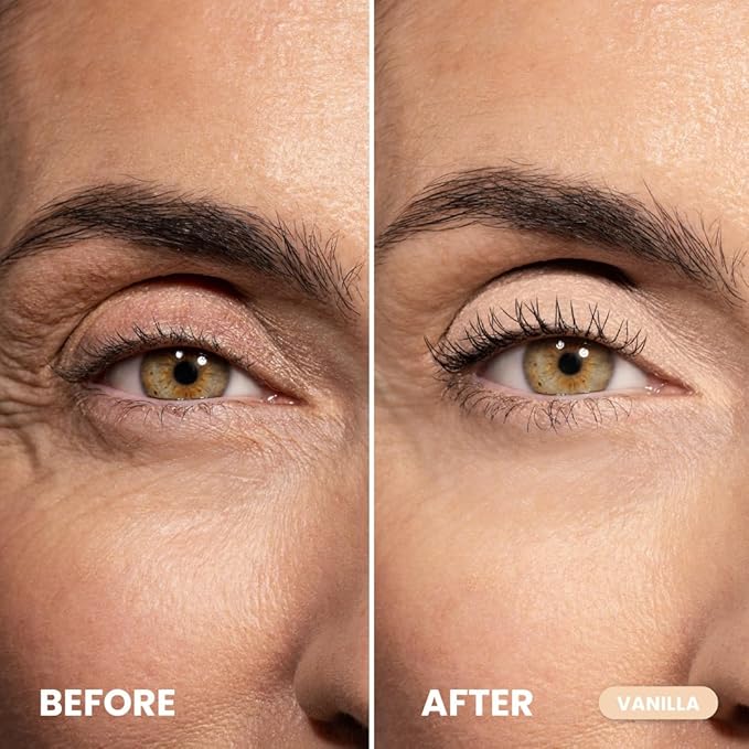 PRIME PROMETICS PrimeEyes Eyeshadow for Mature Women ? Crease-Free Powder-to-Cream Non-Drying Eye Shadow ? Blends Seamlessly &amp Flatters Aging Lids ? Water-Resistant &amp Long-Wear (Vanilla)