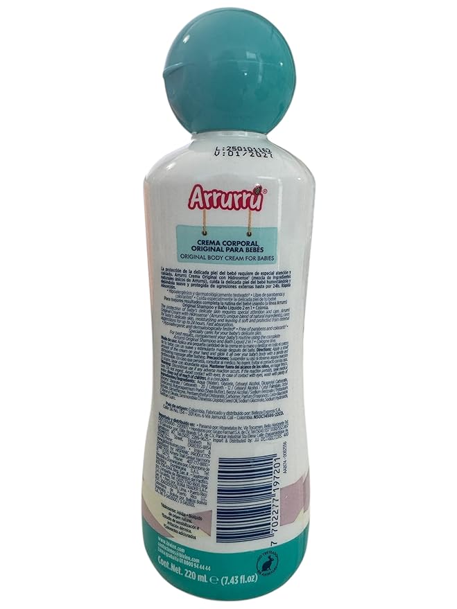 D?o Pack Arrurru Rosado 400 ml (13.52 fl.oz) + Crema Orginal 220 ml (7.43 fl.oz)
