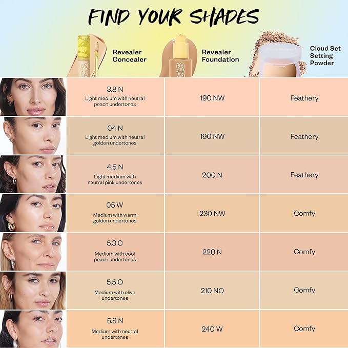 Kosas Revealer Concealer - Medium Coverage Makeup with Hyaluronic Acid Conceals Dark Circles Under Eyes Dark Spots and Blemishes + Brightens Hydrates Long-Lasting &amp Vegan (Tone 05 W)