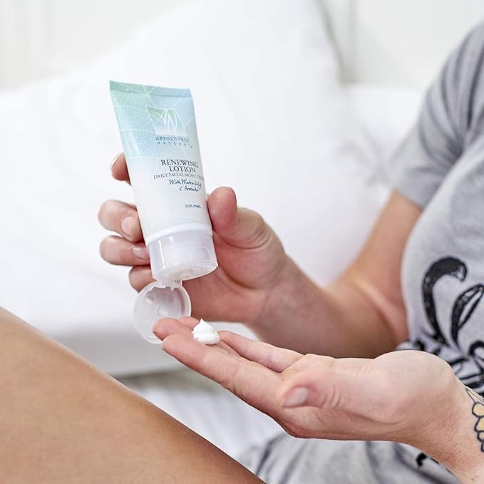 Absolutely Natural - Renewing Lotion Facial Moisturizer with Aloe Vegan Made in the USA